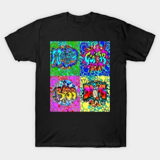 pop art graffiti music trendy splash T-Shirt